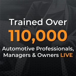 Dealer Synergy has trained 110,000 Automotive professionals, managers, and dealership principals onsite for car salesmen training.