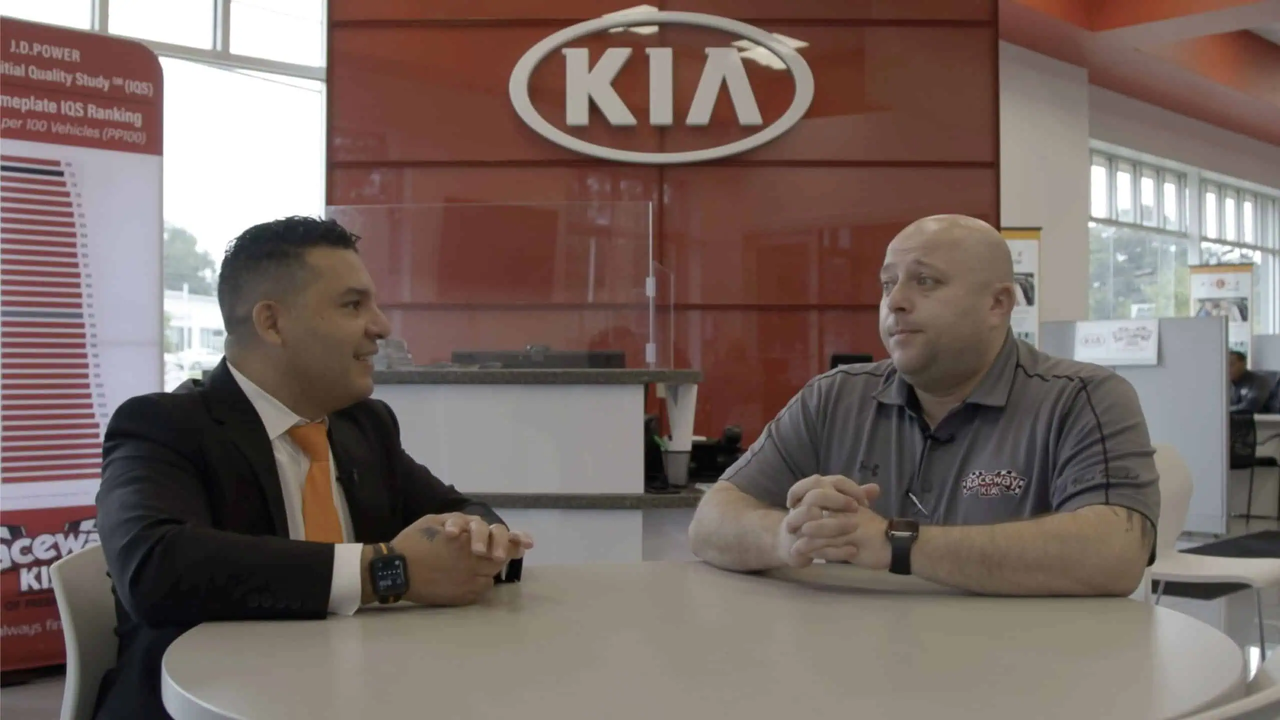 KIA Showroom Sales meeting with Sean V. Bradley.