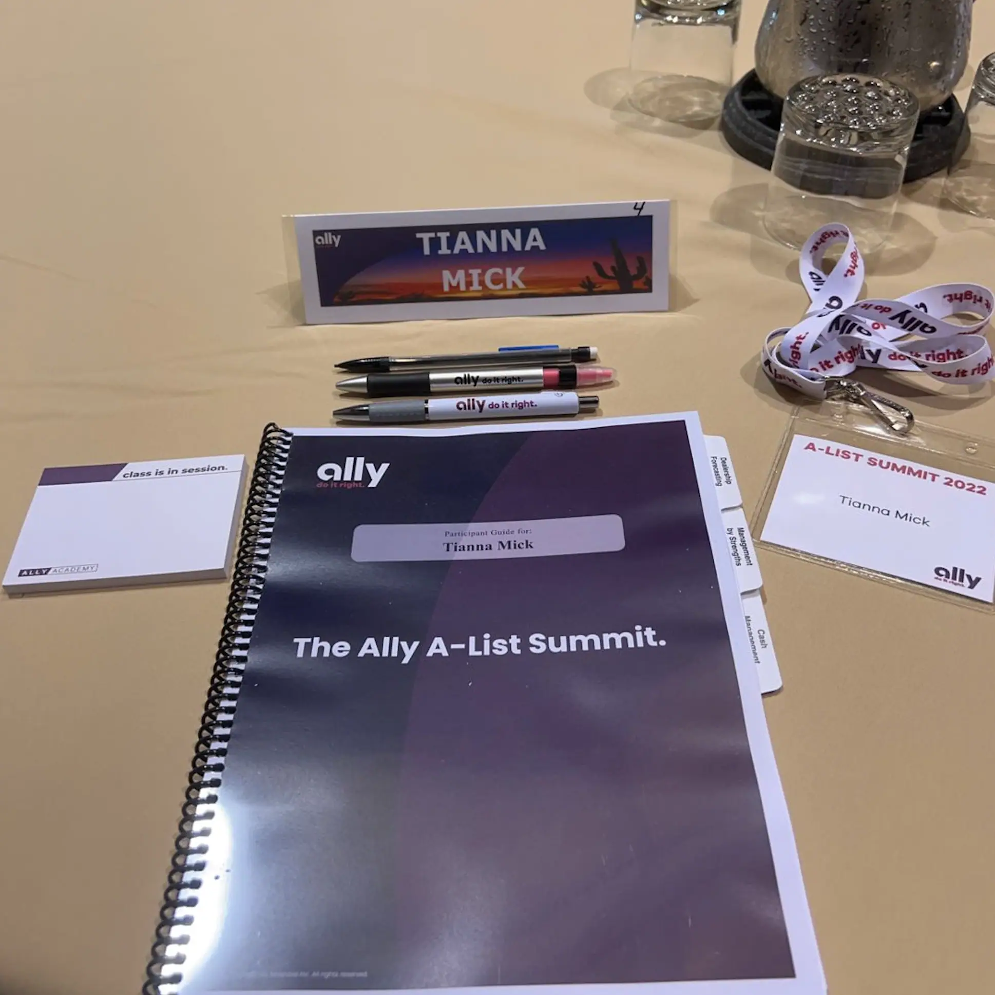 Ally A-List customized supplies