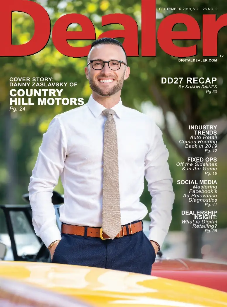 danny zaslavsky country hill motors dealer magazine cover automotive leadership 1