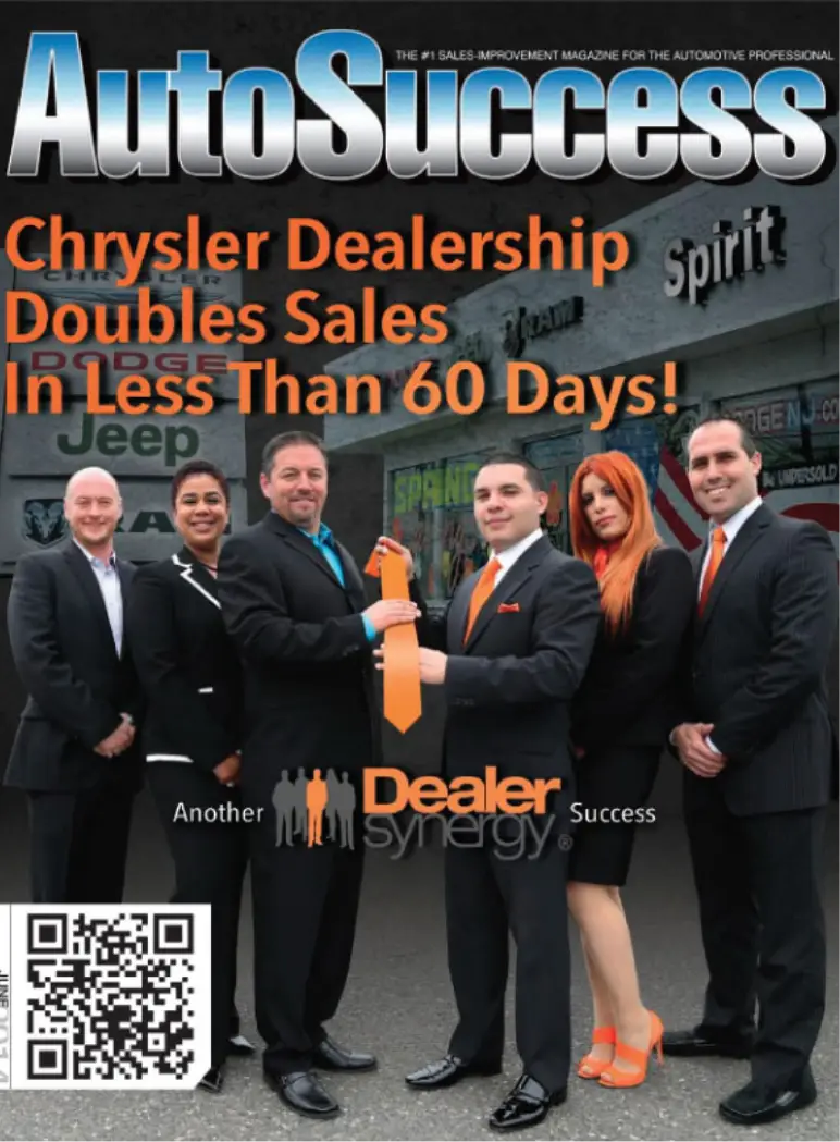 dealersynergy chrysler dealership sales success auto success magazine cover