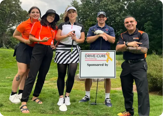 dealersynergy drive for a cure golf event sponsorship team support