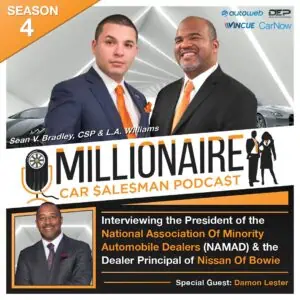 Interviewing the President of National Association of Minority Automobile Dealers NAMAD the Dealer Principal of Nissan Bowie DS